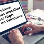 windows modules installer worker 100 disk